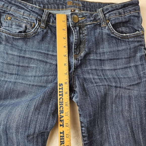 Kut from the kloth womens 8 Blue Jeans regular straight - Picture 3 of 15